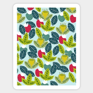 Floral fruity cornucopia Sticker